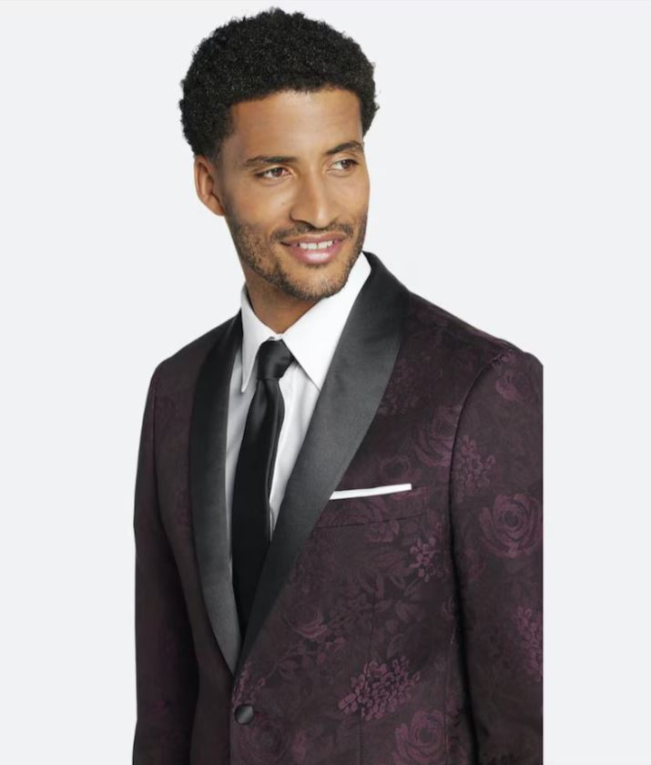 Men's Egara Red Wine Slim Fit Shawl Lapel Dinner Jacket Suit Armory Men's Egara Red Wine Slim Fit Shawl Lapel Dinner Jacket Suit Armory